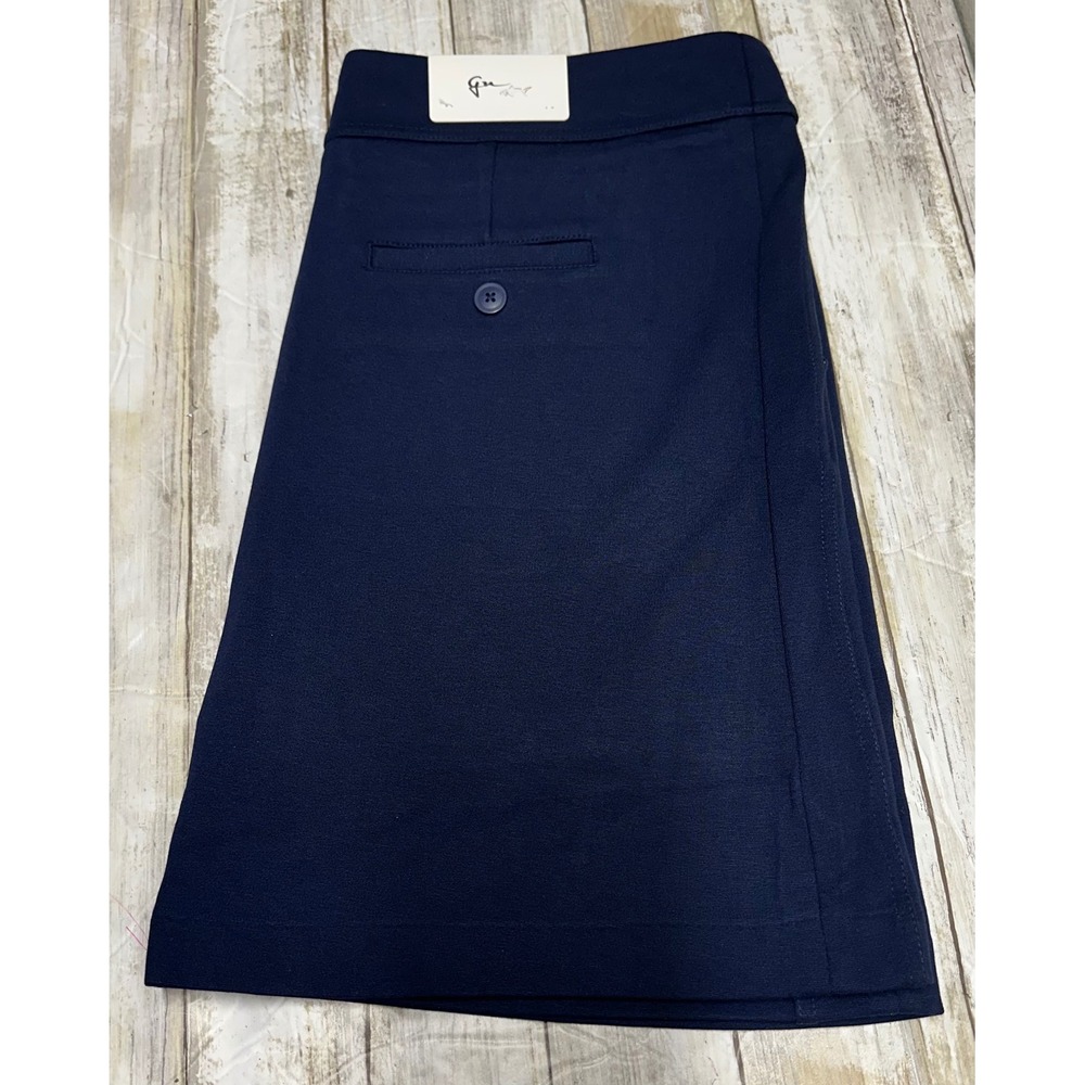 Greg Norman Women Navy Blue Golf Skort Performance Stretch Skirt Size Large NWT